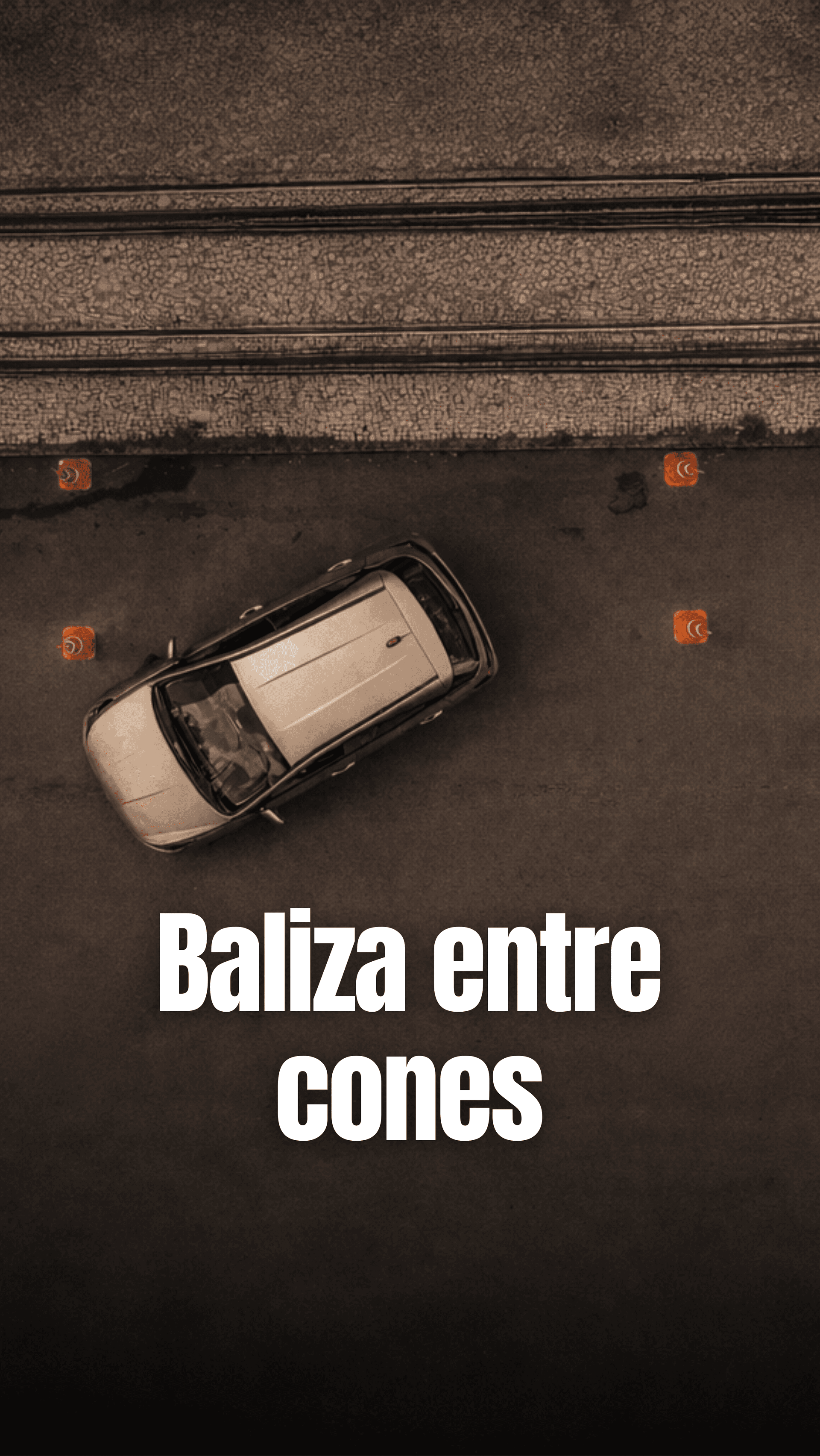 Baliza com cones