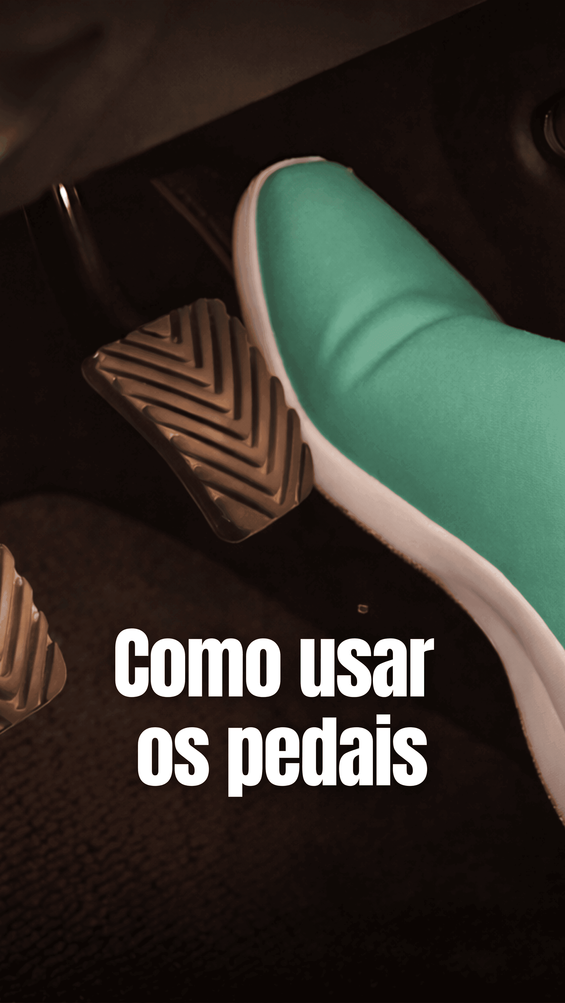 Uso dos pedais