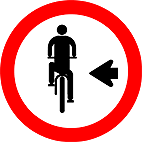 Placas-de-transito-Aprova-Detran-ciclista-transite-a-esquerda-R-35a