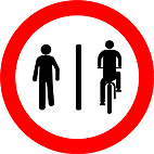 Placas-de-transito-Aprova-Detran-pedestres-a-esquerda-ciclistas-a-direita-R-36b